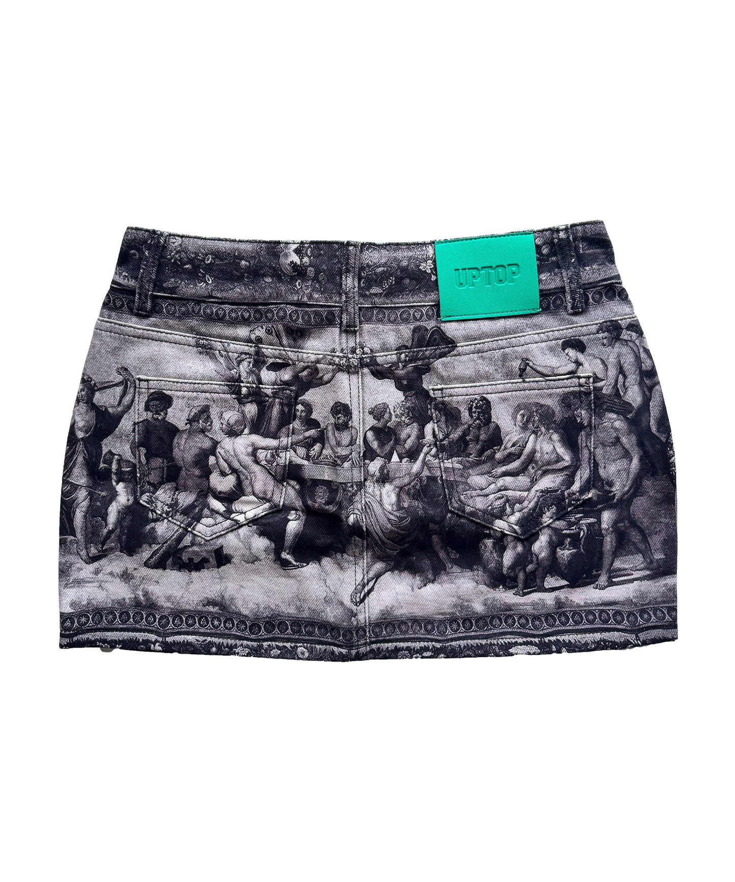 Cupid's Wedding Denim Skirt