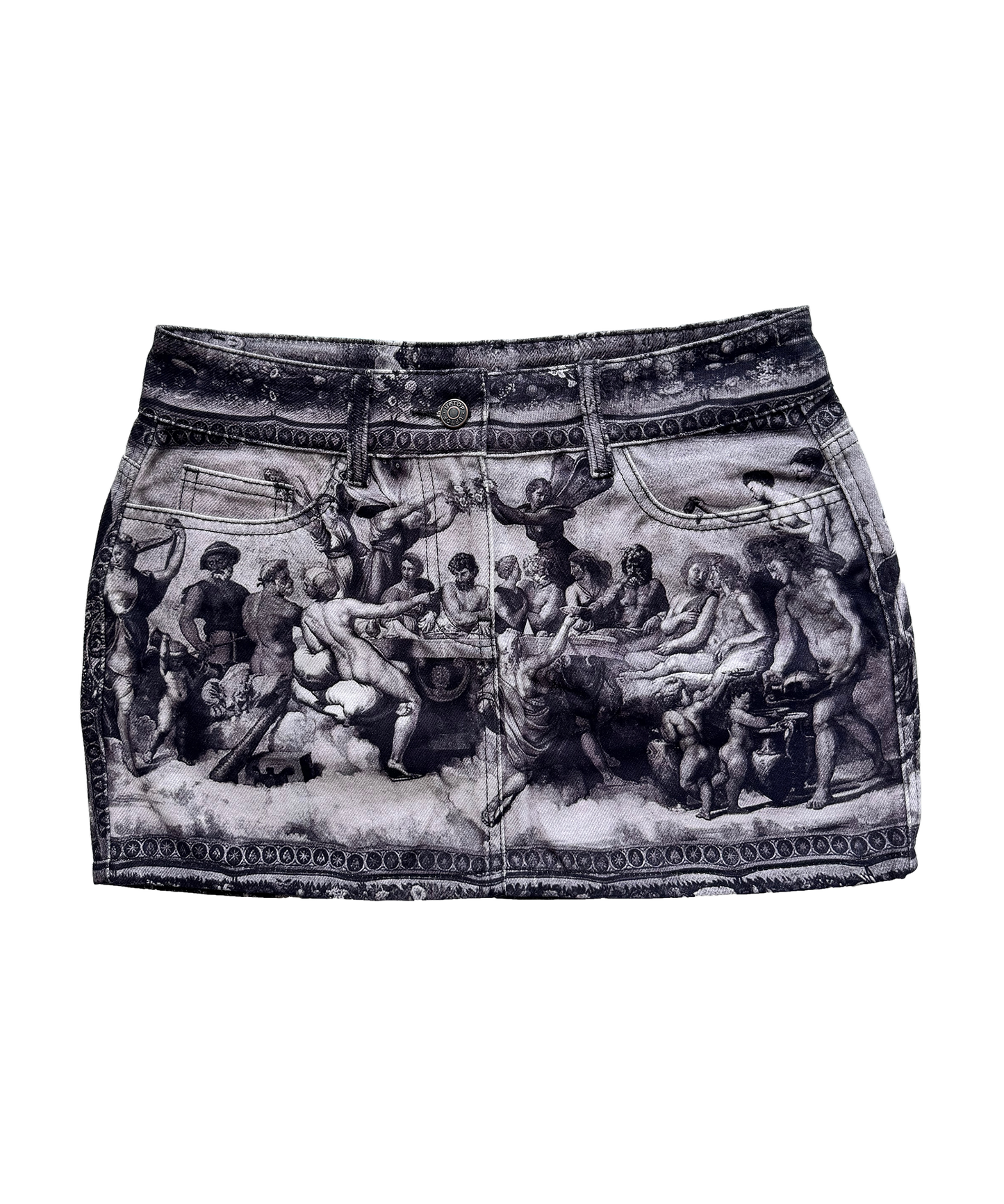 Cupid's Wedding Denim Skirt