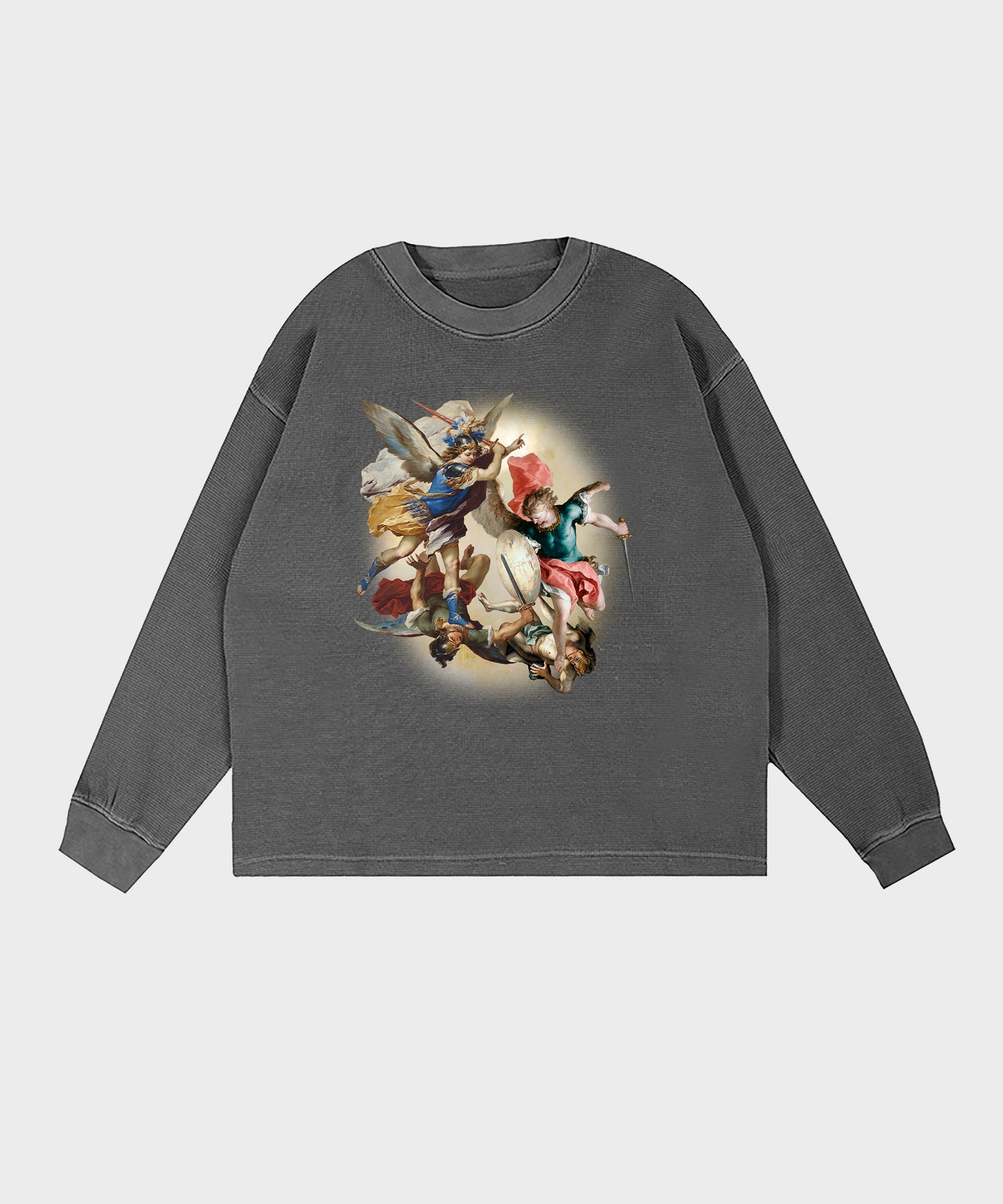 Rebel Angels Waffle Knit Long Sleeve T-Shirt