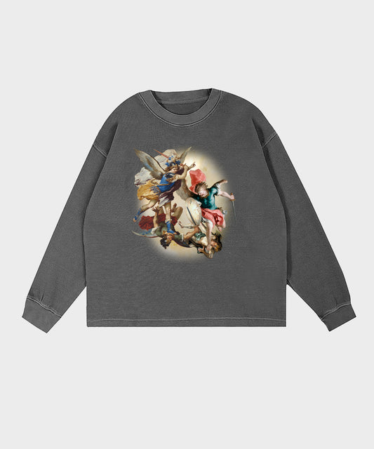 Rebel Angels Waffle Knit Long Sleeve T-Shirt